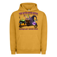 Pigment Peanut Butter this witch needs coffee before any hocus pocus Urban Hoodie - BarkalooDesign