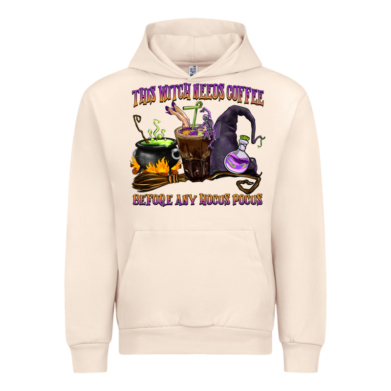 This Witch Needs Coffee Before Any Hocus Pocus Urban Hoodie by BarkalooDesign | Teevron