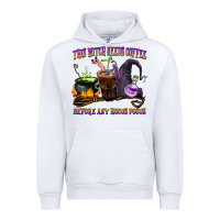 White this witch needs coffee before any hocus pocus Urban Hoodie - BarkalooDesign