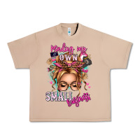 Minding My Own Small Business Blonde Messy Bun Urban Heavy Tee | Teevron