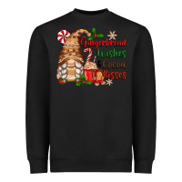 Black gingerbread wishes and cocoa kisses Heavyweight Sweatshirt - Zillion Design Studio