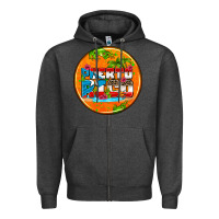 Charcoal Heather puerto rico coasters Zipper Hoodie - AdoDesignShop