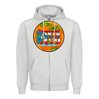 Dove Grey puerto rico coasters Zipper Hoodie - AdoDesignShop