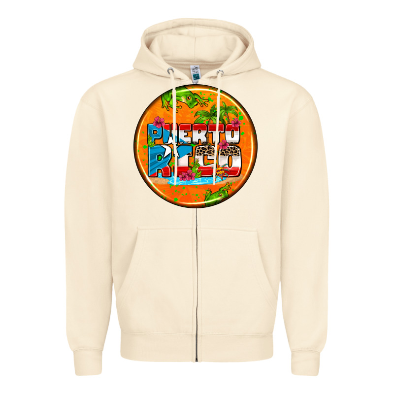 Puerto Rico Coasters Zipper Hoodie by AdoDesignShop | Teevron