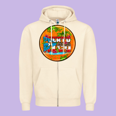 Puerto Rico Coasters Zipper Hoodie Designed By Adodesignshop