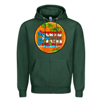 Sports Green puerto rico coasters Zipper Hoodie - AdoDesignShop
