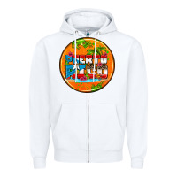 White puerto rico coasters Zipper Hoodie - AdoDesignShop
