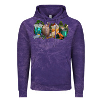 Cloud Purple camping coffee cups Vintage Hoodie - texasbilliewilder