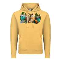 Vintage Mustard camping coffee cups Vintage Hoodie - texasbilliewilder