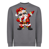Storm dabbing santa with christmas lights Heavyweight Sweatshirt - Zillion Design Studio