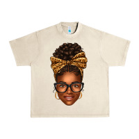 Sandshell afro woman messy bun Urban Heavy Tee - texasbilliewilder