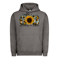 Pigment Tornado with god all things are possible sunflower Urban Hoodie - Jasminsmagicworld