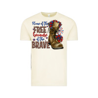 Vintage Arctic home of the free because of the brave Vintage Tee - Zillion Design Studio