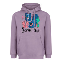 Lavender Scrub Life Nurse Heavyweight Hoodie - LillyAllenDesigns