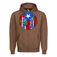 Chestnut puerto rico coasters Zipper Hoodie - AdoDesignShop