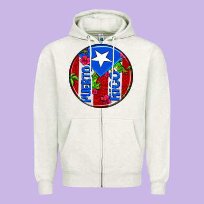 Puerto Rico Coasters Zipper Hoodie Designed By Adodesignshop