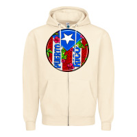 Sandshell puerto rico coasters Zipper Hoodie - AdoDesignShop