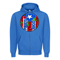 True Royal puerto rico coasters Zipper Hoodie - AdoDesignShop