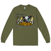 Army Green being a mom makes my life complate Long Sleeve Tee - CowhideDigitalArt
