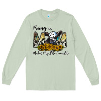 Matcha being a mom makes my life complate Long Sleeve Tee - CowhideDigitalArt