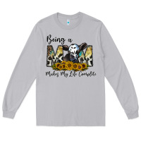Moon Dust being a mom makes my life complate Long Sleeve Tee - CowhideDigitalArt