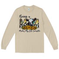 Mushroom being a mom makes my life complate Long Sleeve Tee - CowhideDigitalArt