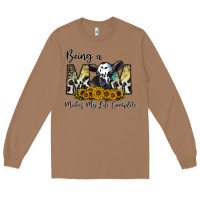 Toasted Coconut being a mom makes my life complate Long Sleeve Tee - CowhideDigitalArt