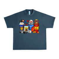 Midnight Navy dispatcher coffee cups Urban Heavy Tee - Zillion Design Studio