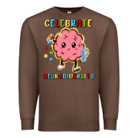Chestnut celebrate neurodiversity Premium Sweatshirt - MaliasSmallBusiness