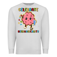 Dove Grey celebrate neurodiversity Premium Sweatshirt - MaliasSmallBusiness
