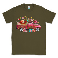 Army Green valentine's day truck photography love side view Classic Tee - FaDigitalArtStudio