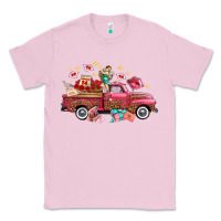 Bubblegum Pink valentine's day truck photography love side view Classic Tee - FaDigitalArtStudio