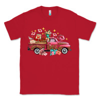 Red valentine's day truck photography love side view Classic Tee - FaDigitalArtStudio
