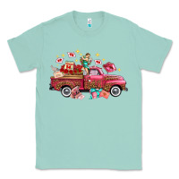 Seafoam valentine's day truck photography love side view Classic Tee - FaDigitalArtStudio
