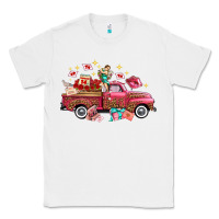 White valentine's day truck photography love side view Classic Tee - FaDigitalArtStudio