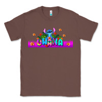 Chestnut stitch ohana Classic Tee - AdoDesignShop