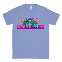 Colony Blue stitch ohana Classic Tee - AdoDesignShop