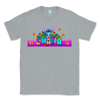 Heather Grey stitch ohana Classic Tee - AdoDesignShop