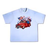 Grape Ice american truck 4th of july Urban Heavy Tee - BarkalooDesign