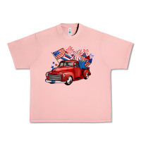 Salmon american truck 4th of july Urban Heavy Tee - BarkalooDesign