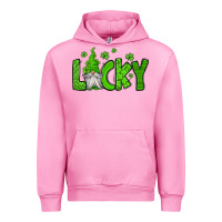 Fuchsia Pink lucky gnome st patricks day Urban Hoodie - Jasminsmagicworld