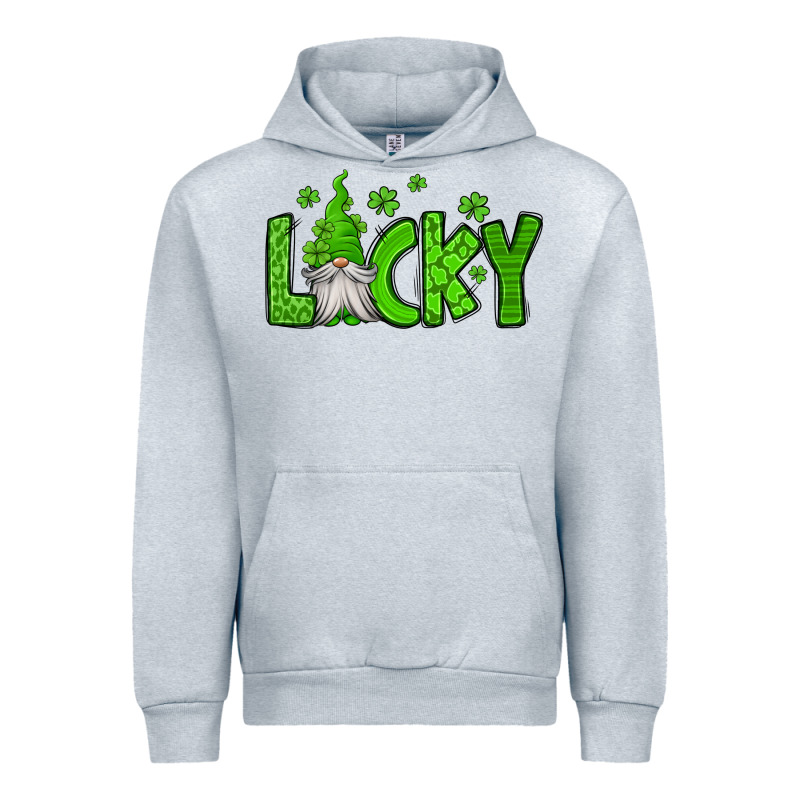 Lucky Gnome St Patricks Day Urban Hoodie by Jasminsmagicworld | Teevron