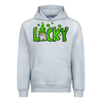 Heather Grey lucky gnome st patricks day Urban Hoodie - Jasminsmagicworld