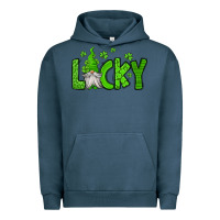 Pigment Midnight Navy lucky gnome st patricks day Urban Hoodie - Jasminsmagicworld