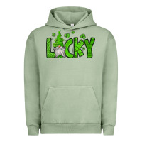 Pigment Oil Green lucky gnome st patricks day Urban Hoodie - Jasminsmagicworld