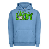 Pigment Pebble Blue lucky gnome st patricks day Urban Hoodie - Jasminsmagicworld