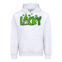 White lucky gnome st patricks day Urban Hoodie - Jasminsmagicworld