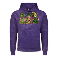 Cloud Purple camping gnomies Vintage Hoodie - texasbilliewilder