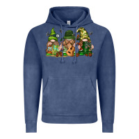 Vintage Denim camping gnomies Vintage Hoodie - texasbilliewilder