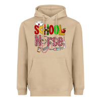 Mushroom School Nurse Heavyweight Hoodie - LillyAllenDesigns